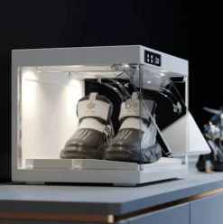 LED-Sneaker-Aufbewahrungsbox mit Fernbedienung – Eleganter Schuh-Organizer