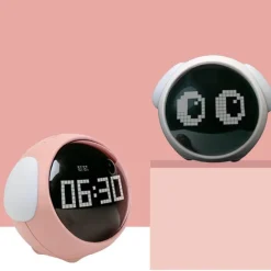 LED-Wecker mit Nachtlicht – süße Nachttischlampe