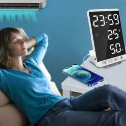 LED-Weckerspiegel - Touchscreen-Display