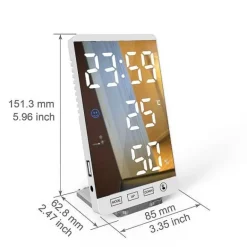 LED-Weckerspiegel - Touchscreen-Display