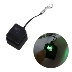 LED-Zappel-Schlüsselanhänger – leuchtendes Tastaturschalter-Spielzeug