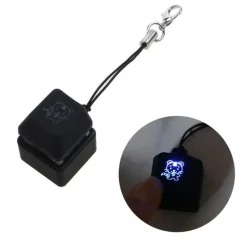 LED-Zappel-Schlüsselanhänger – leuchtendes Tastaturschalter-Spielzeug