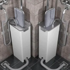 Leicht zu reinigender Nassmopp – kein Händetrocknen erforderlich