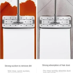 Leicht zu reinigender Nassmopp – kein Händetrocknen erforderlich