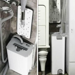 Leicht zu reinigender Nassmopp – kein Händetrocknen erforderlich