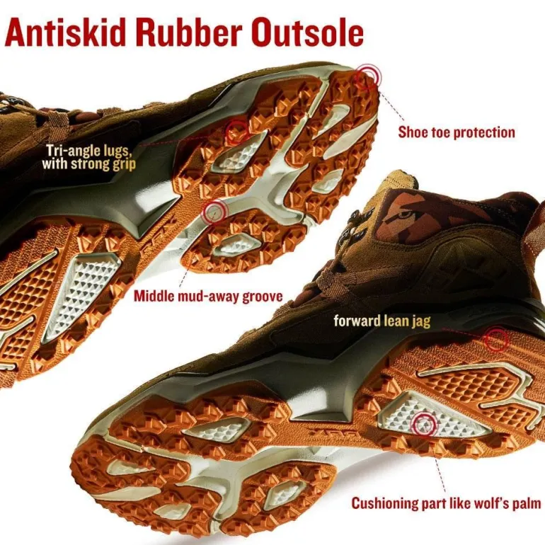 Leichte Herren-Wanderschuhe - Camping- und Kletterschuhe