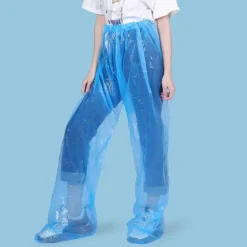 Leichte wasserdichte Einweg-Regenhose für unterwegs