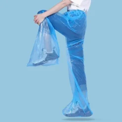 Leichte wasserdichte Einweg-Regenhose für unterwegs