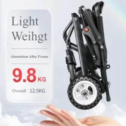 Leichter faltbarer Elektrorollstuhl für Senioren – Kompakte Mobilitätshilfe