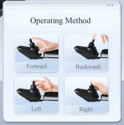 Leichter faltbarer Elektrorollstuhl für Senioren – Kompakte Mobilitätshilfe