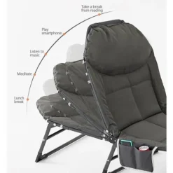 Leichter, tragbarer, klappbarer Liegestuhl – verstellbare Sitzgelegenheiten für den Außenbereich