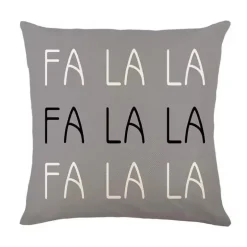 Leinen Frohe Weihnachten Kissenbezug 45x45cm Wurfkissenbezug