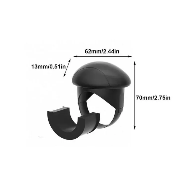 Lenkrad-Boostergriff – leicht drehbarer Metallclip