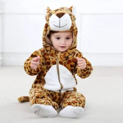 Leoparden-Baby-Kapuzenkostüm – Süßes Tier-Outfit