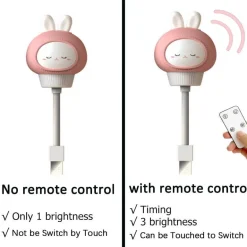 Leuchtende Baby-Nachtlampe – süßes Tierdesign
