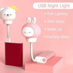 Leuchtende Baby-Nachtlampe – süßes Tierdesign