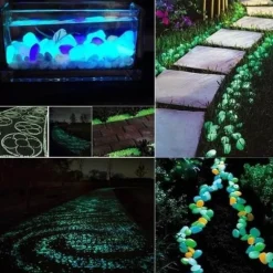 Leuchtende Gartenwegsteine ​​– Leuchtende Landschaftsdekoration