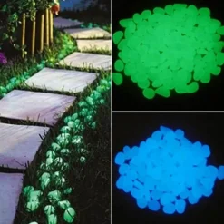 Leuchtende Gartenwegsteine ​​– Leuchtende Landschaftsdekoration