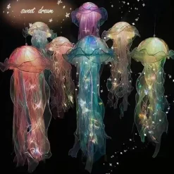 Leuchtendes Quallen-Nachtlicht – DIY-Dekor-Akzent