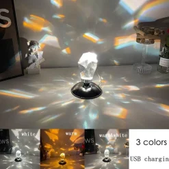 Licht Schatten Künstliche Diamant Lampe
