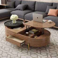 Lifting Coffee Table - Multifunctional Elegant Space Saver with Storage