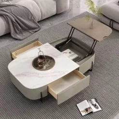 Lift-Up Coffee Table - Stylish Storage Solution