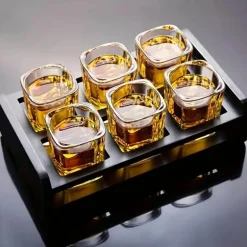 Liswell Whiskygläser – 6er-Set Premium-Kristallgläser