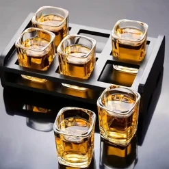 Liswell Whiskygläser – 6er-Set Premium-Kristallgläser