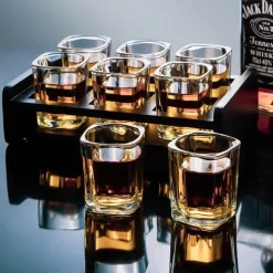 Liswell Whiskygläser – 6er-Set Premium-Kristallgläser