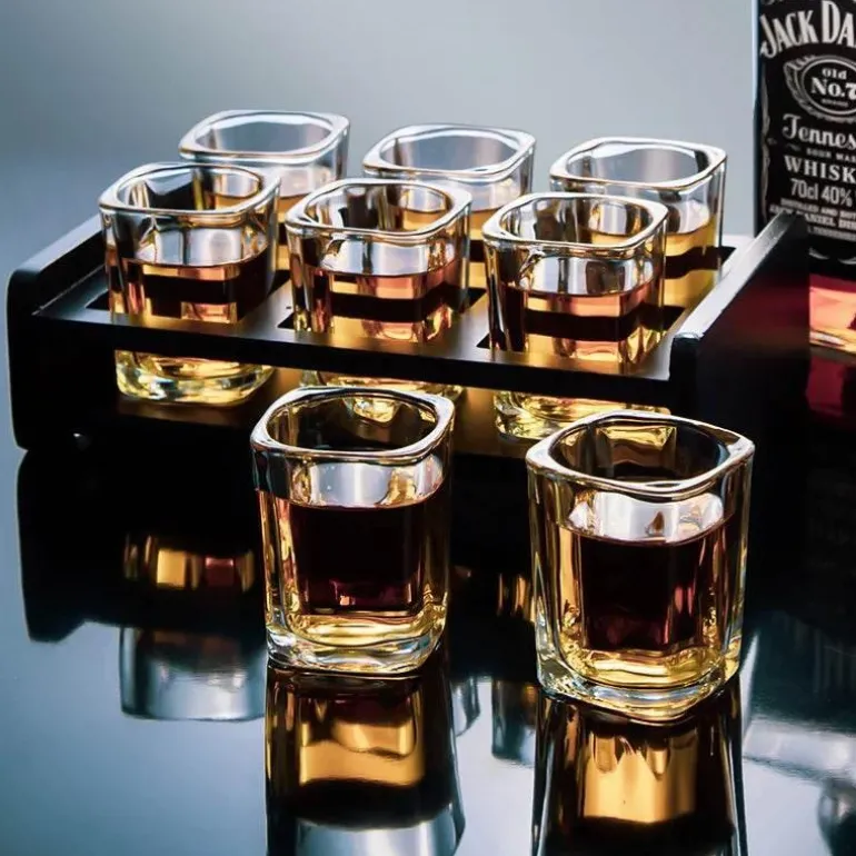 Liswell Whiskygläser – 6er-Set Premium-Kristallgläser