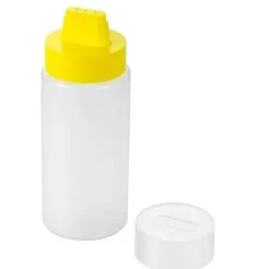 4-Loch-Quetschsaucenflasche zum Dekorieren von Ketchup, Cremes und Kuchen