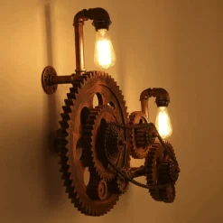 Loft Style Edison Wall Sconce - Industrial Iron Water Lamp Decor