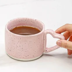 Love Handle Tasse - Keramik Valentinstag Kaffeetasse