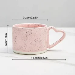 Love Handle Tasse - Keramik Valentinstag Kaffeetasse