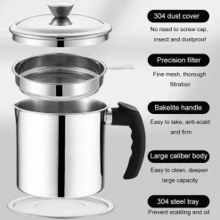 Ölspender aus Edelstahl - Speiseölabscheider