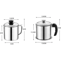 Ölspender aus Edelstahl - Speiseölabscheider