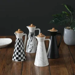 Ölspender aus Keramik – Stilvolle Küchenflasche