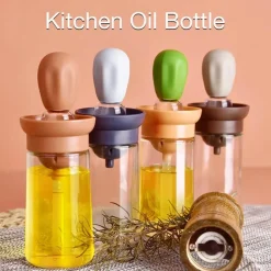 Ölspenderflasche aus Glas - Soßen- und Dressingbehälter