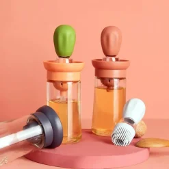 Ölspenderflasche aus Glas - Soßen- und Dressingbehälter