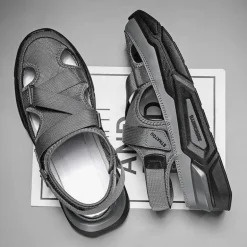 Lässige Sommersandalen aus Leder – Rutschfester Outdoor-Komfort