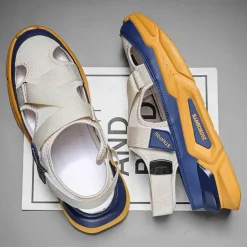 Lässige Sommersandalen aus Leder – Rutschfester Outdoor-Komfort