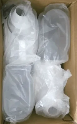 Luftdichte Vorratsbehälter für Lebensmittel – 4er-Pack mit Klappdeckel