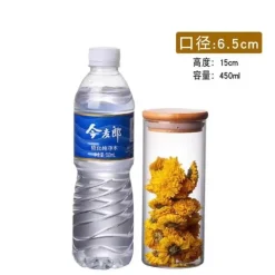 Luftdichte Vorratsgläser aus Bambusglas – Küchenorganizer