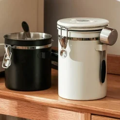 Luftdichter Vorratsbehälter aus Edelstahl – langlebiges, elegantes Design