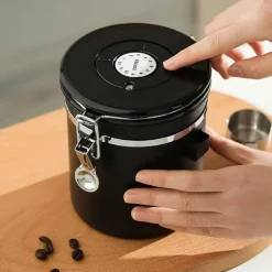 Luftdichter Vorratsbehälter aus Edelstahl – langlebiges, elegantes Design