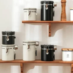 Luftdichter Vorratsbehälter aus Edelstahl – langlebiges, elegantes Design