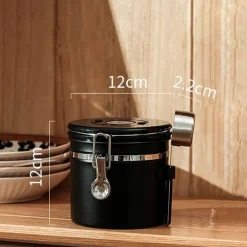 Luftdichter Vorratsbehälter aus Edelstahl – langlebiges, elegantes Design