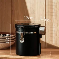 Luftdichter Vorratsbehälter aus Edelstahl – langlebiges, elegantes Design