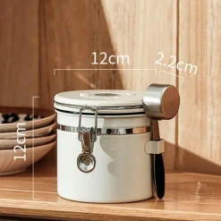 Luftdichter Vorratsbehälter aus Edelstahl – langlebiges, elegantes Design