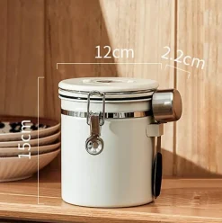 Luftdichter Vorratsbehälter aus Edelstahl – langlebiges, elegantes Design